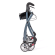 WheelzAhead INDOOR 2.0 – Binnen Rollator met Tas & Dienblad - Blauw