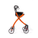 WheelzAhead INDOOR 2.0 – Binnen Rollator met Tas & Dienblad - Oranje